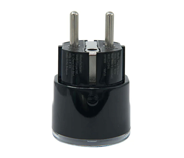 Shelly Smart gniazdko 13A Plug M Gen3 Matter czarny - 1490022 - zdjęcie 4